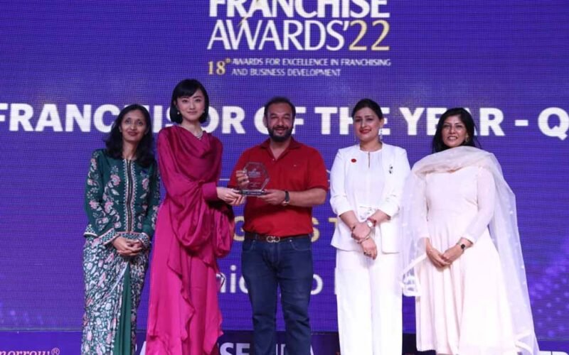 News Correspondent, Sneha Nair covers “Best Franchiser Award” story for the year 2022