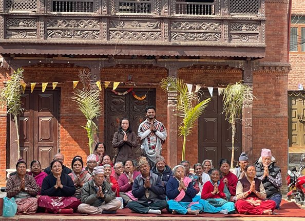 Anannt Oorja implemented Meditation in Nepal’s schools and old age homes to improve mental and physical health