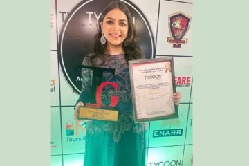 Farah Titina, an Actor was honoured with the “Emerging Ad Queen of the Year” Award, in the Tycoon Global Achievers Awards