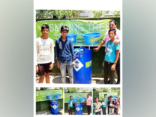 World Environment Day Smiling Tree promotes Water Conservation by displaying a demo model for water harvesting