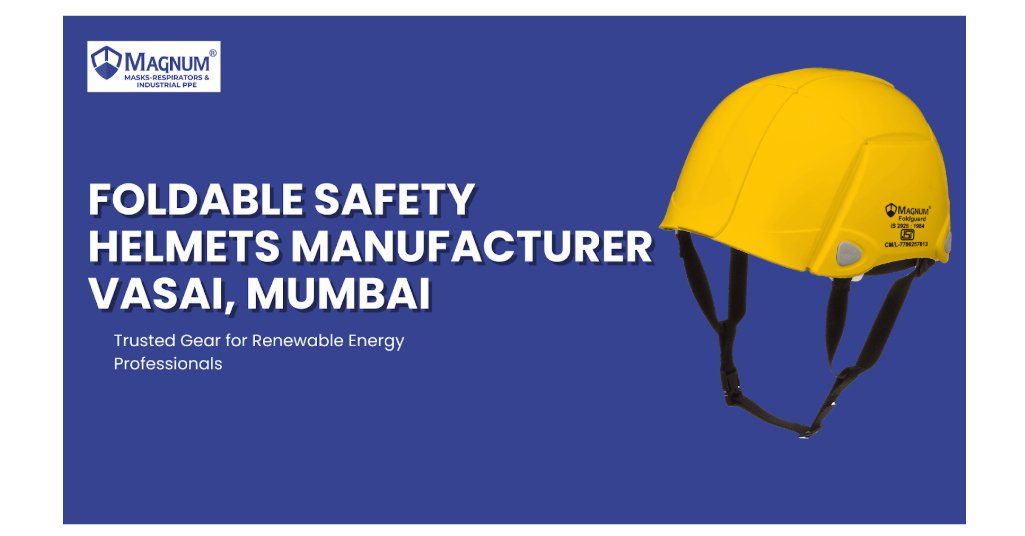 Foldable Safety Helmets Manufacturer Vasai, Mumbai: Trusted Gear for Renewable Energy Professionals