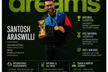 Why Santosh Araswilli Is More Than an International Table Tennis Player – He’s Building a Culture of Performance